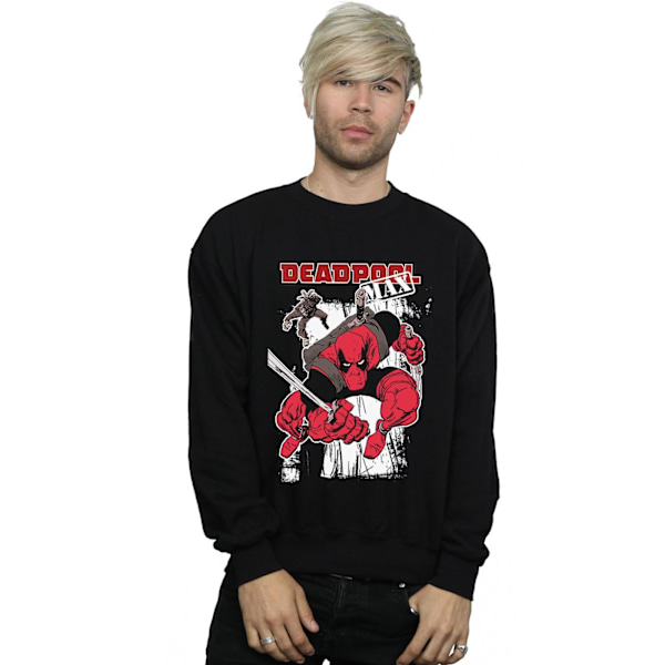 Marvel Deadpool Max Sweatshirt XXL Svart Black XXL