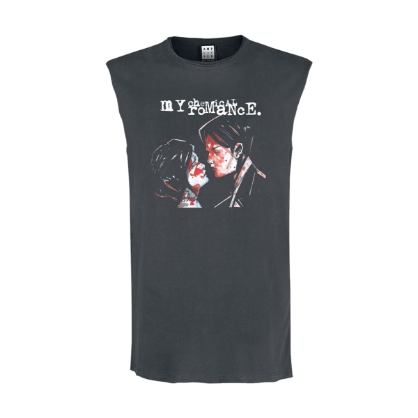 Amplified Mens Three Cheers My Chemical Romance Linne XS Cha Charcoal XS