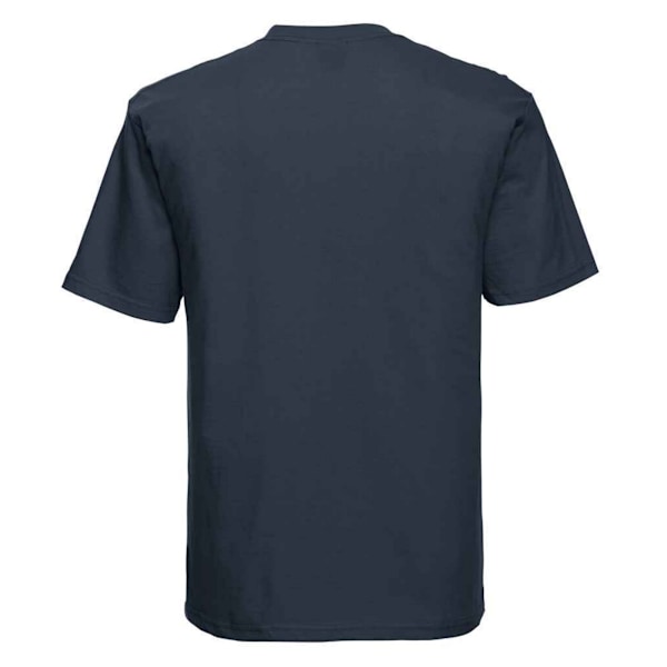 Russell Herr T-shirt i ringspun bomull, klassisk modell, S, fransk marinblå French Navy S