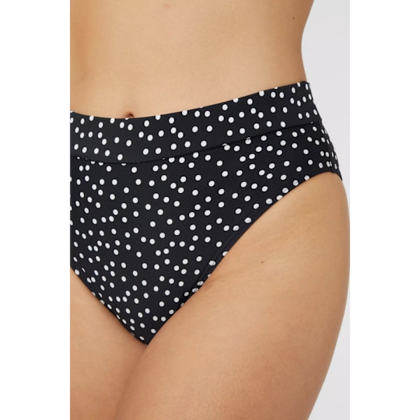 Underbara dam/dammiga prickiga mid rise bikiniunderdelar 12 UK Mo Monochrome 12 UK
