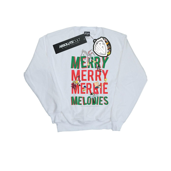 Looney Tunes Girls Merry Merrie Melodies Sweatshirt 3-4 år W White 3-4 Years