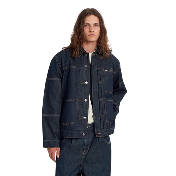 The Ragged Priest Herr Control Jeansjacka med avslappnad passform S Blå Blue S