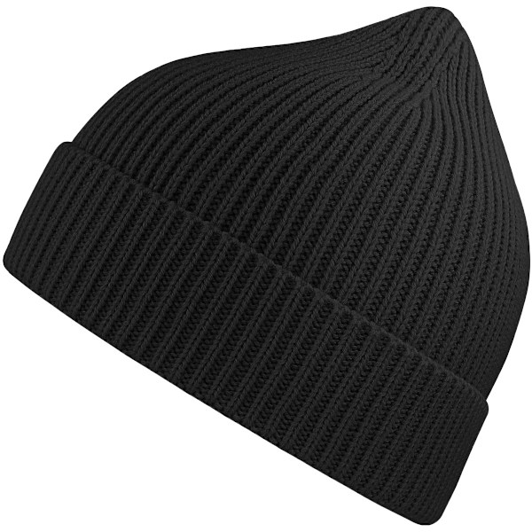Atlantis Unisex Vuxen Andy Återvunnen Polyester Mössa En Storlek B Black One Size