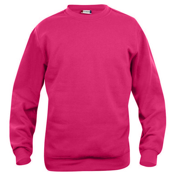 Clique Unisex Vuxen Basic Rund Hals Sweatshirt XL Bright Ceris Bright Cerise XL
