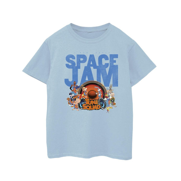 Space Jam: A New Legacy Girls Tune Squad Bomull T-shirt 3-4 år Baby Blue 3-4 Years