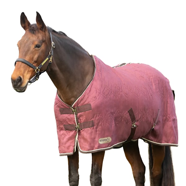StormX Empra Standard-Neck Hästshowtäcke 6´ 0 Burgundy/Cream Burgundy/Cream 6´ 0