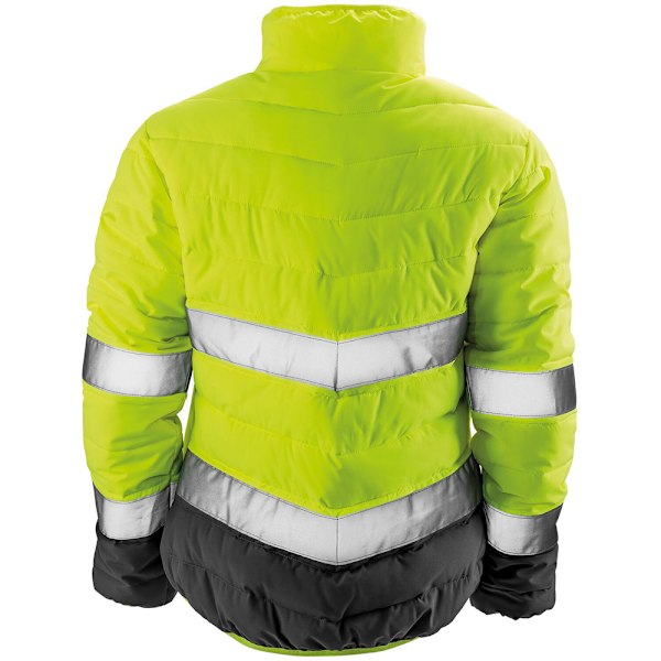 Result Safeguard Dam/Dam Soft Padded Säkerhetsjacka L Fluo Fluorescent Yellow/Grey L