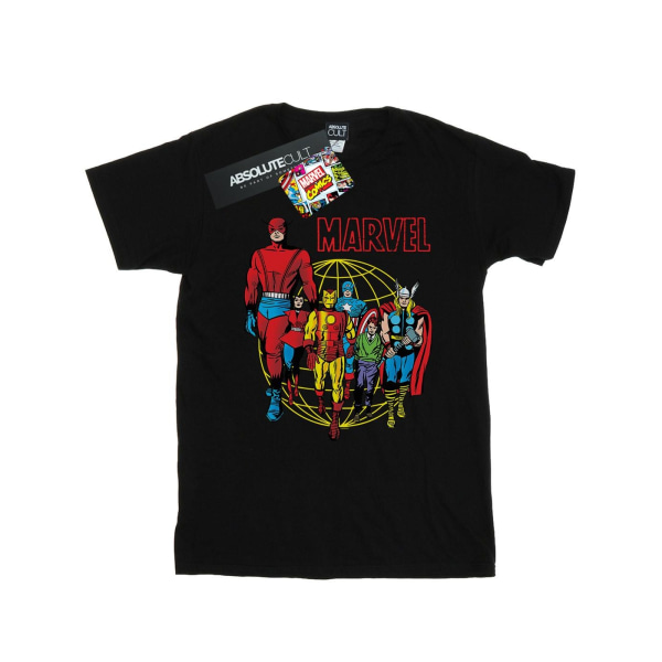 Marvel Comics Boys Atlas Group T-shirt 7-8 år Svart Black 7-8 Years