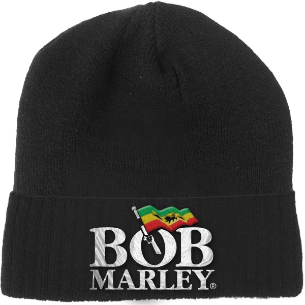 Bob Marley Unisex Adult Logo Beanie One Size Svart Black One Size