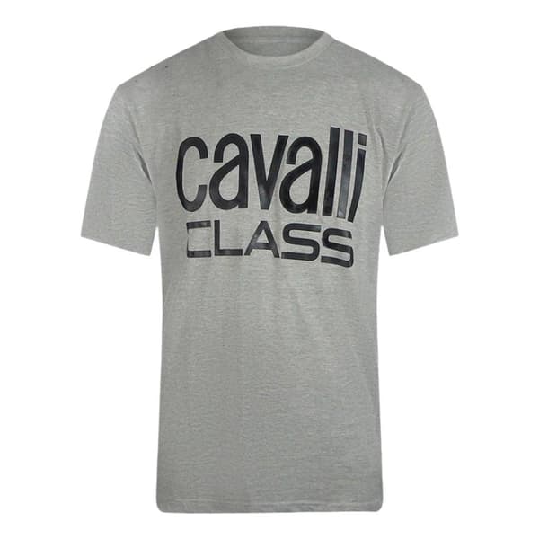 Cavalli Class Unisex Vuxen Bold T-Shirt M Grå Grey M