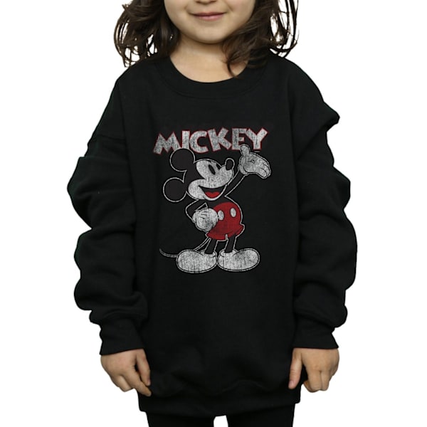 Disney Girls Presents Mickey Mouse Sweatshirt 12-13 år Svart Black 12-13 Years