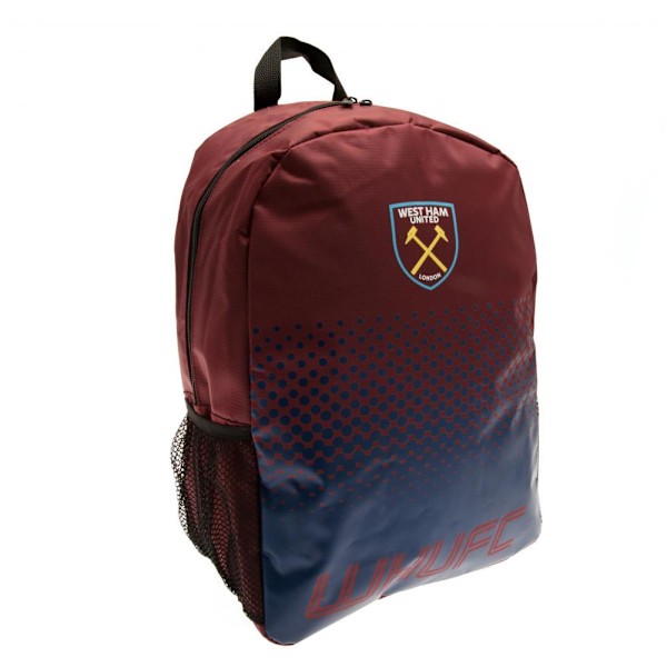 West Ham United FC Fade Design Ryggsäck One Size Claret/Blue Claret/Blue One Size