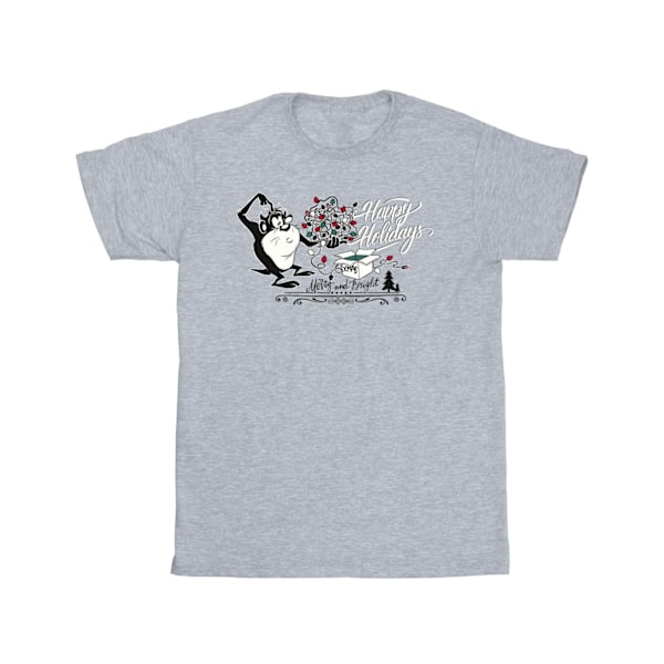 Looney Tunes Happy Holidays T-shirt för män 4XL Sports Grey Sports Grey 4XL