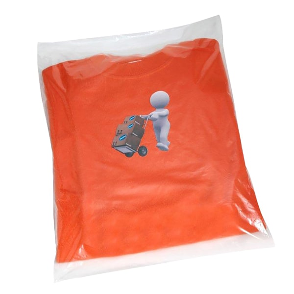 Essentials Clear Stick Seal Polythene Garment Bags Pack of 1000 Clear Pack of 1000