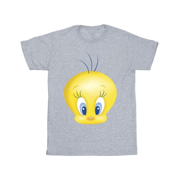 Looney Tunes Boys Tweety Face T-Shirt 5-6 år Sports Grey Sports Grey 5-6 Years