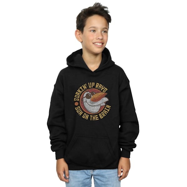 Disney Boys Frozen Olaf Sun On The Brain Hoodie 5-6 år Svart Black 5-6 Years