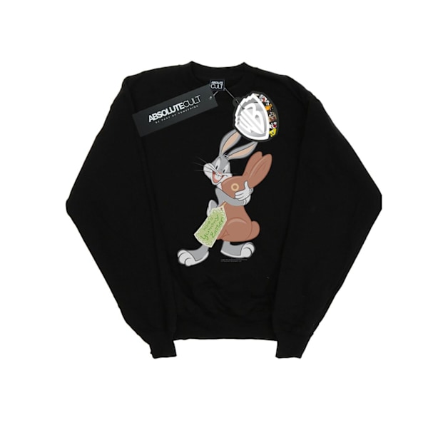 Looney Tunes Dam/Kvinnor Bugs Bunny Yummy Påsktröja M Black M