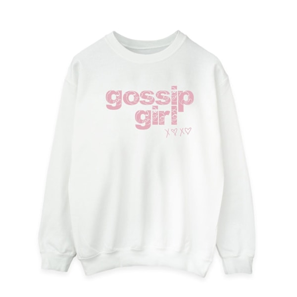 Gossip Girl Herr Swirl Logo Sweatshirt XXL Vit White XXL