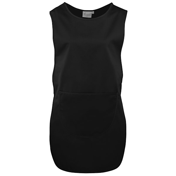 Premier Dam/Kvinnors Lång Längd Fick Tabard / Arbetskläder M Svart Black M