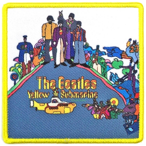 The Beatles Yellow Submarine Standard Iron On Patch One Size Mu Multicoloured One Size