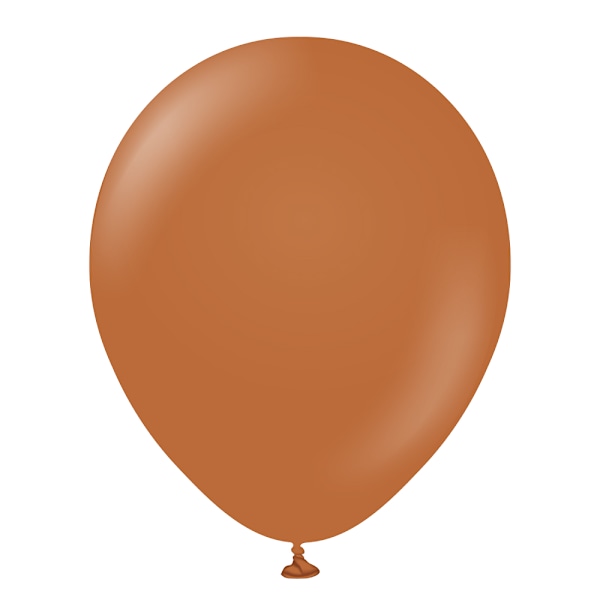 Kalisan Latexballonger (Förpackning om 100) En Storlek Karamell Caramel One Size