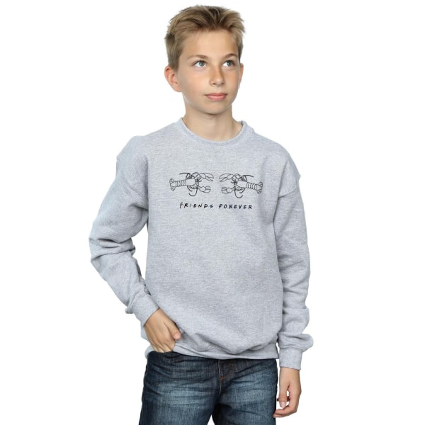 Friends Boys Lobster Logo Sweatshirt 9-11 år Sports Grey Sports Grey 9-11 Years