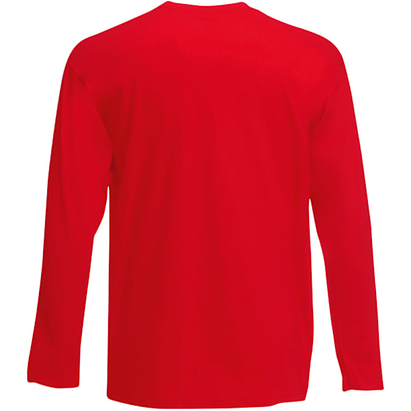 Herr Value Långärmad Casual T-shirt Medium Bright Red Bright Red Medium