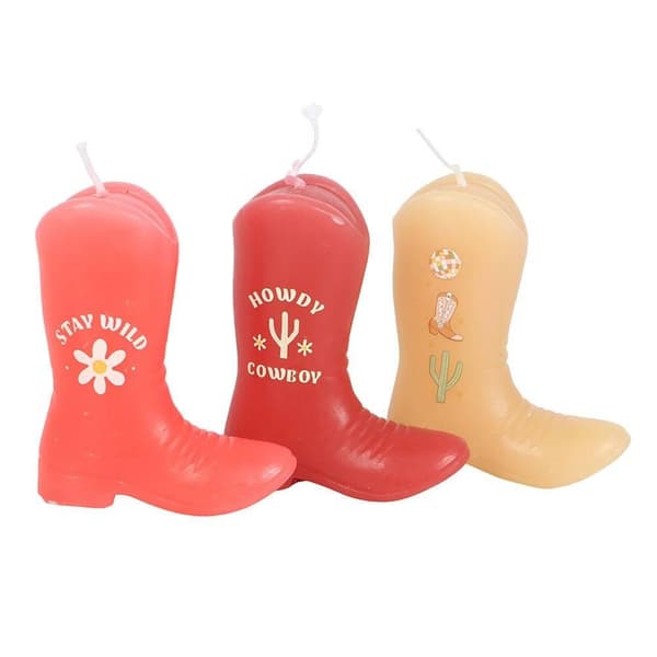 Something Different Cowboy Boot Ljus (3-pack) One Size Röd Red/Natural/Orange One Size