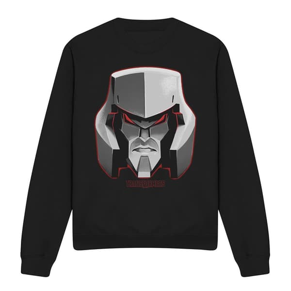 Transformers Unisex Vuxen Generations Megatron Ansikte Sweatshirt Black M