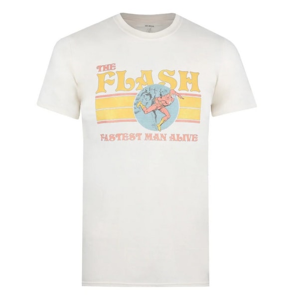 The Flash Mens 70´s T-Shirt XL Natural Natural XL