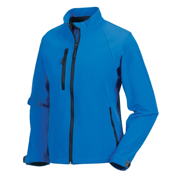 Jerzees Colours Damjacka för damer, vattenavvisande och vindtät softshell J Azure Blue S