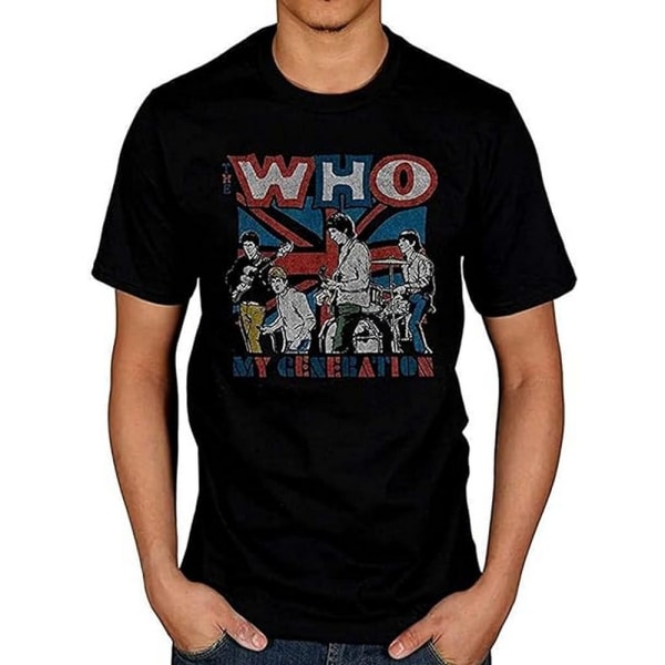 The Who Unisex Adult My Generation Sketch Cotton T-Shirt M Svart Black M