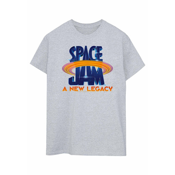 Space Jam: A New Legacy Dam/Dam Movie Logo Bomull Boyfriend T-Shirt XXL Sports Grey Sports Grey XXL