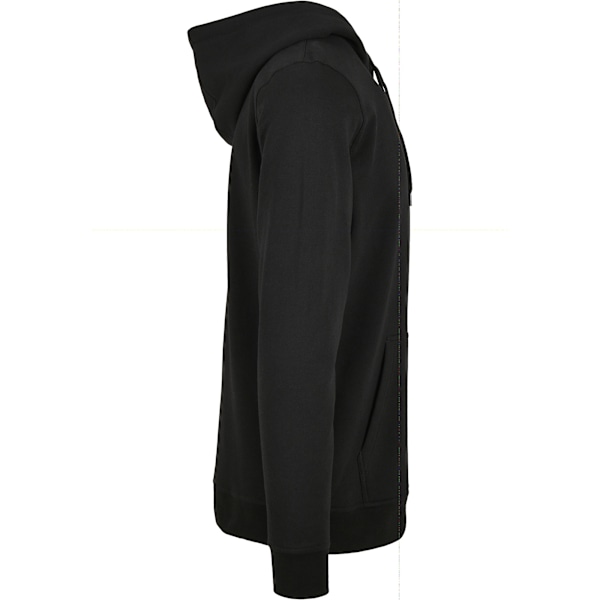 Bygg ditt varumärke Herr Basic Hoodie 4XL Svart Black 4XL