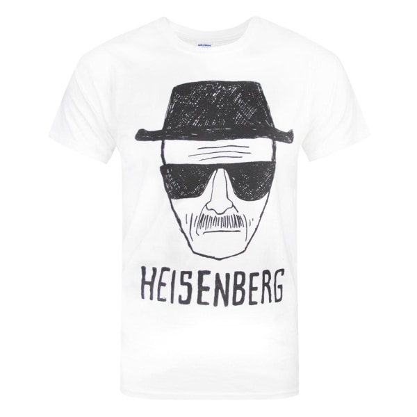 Breaking Bad Official Herr Heisenberg Sketch T-Shirt S Vit White S