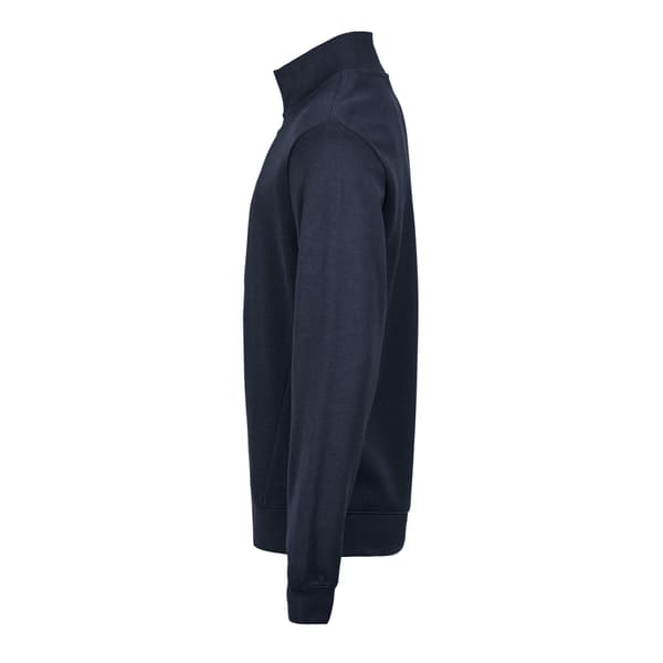 Tee Jays Herr Ribbad Interlock Half Zip Sweatshirt L Marinblå Navy L