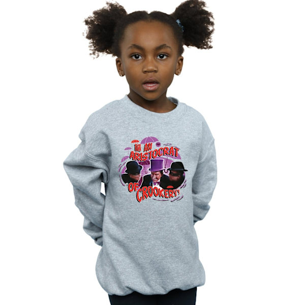 DC Comics Girls Batman TV-serien The Penguin Aristocrat Sweatshirt Sports Grey 5-6 Years