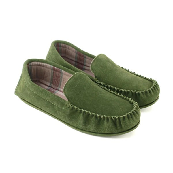 Eastern Counties Leather Herr Harris Mockasiner i mockaskinn 7 UK Oliv Olive 7 UK