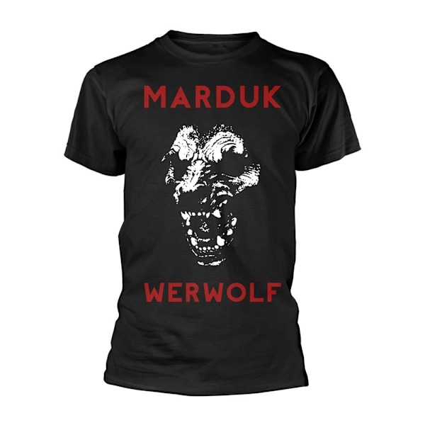 Marduk Unisex Vuxen Varulv T-Shirt S Svart Black S