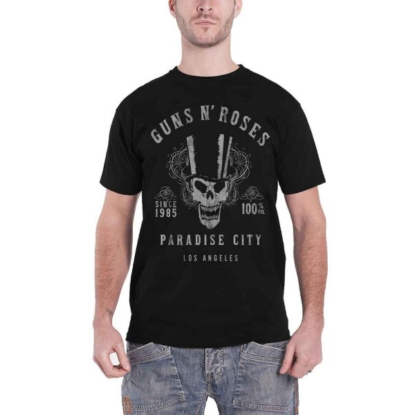 Guns N Roses Unisex Vuxen 100 % volym T-shirt S Svart Black S