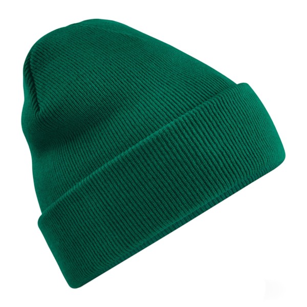 Beechfield Original Recycled Cuffed Beanie One Size Bottle Green Bottle Green One Size