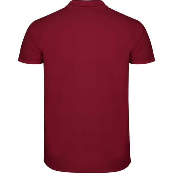 Roly Herr Star Kortärmad Pikétröja 3XL Granat Garnet 3XL