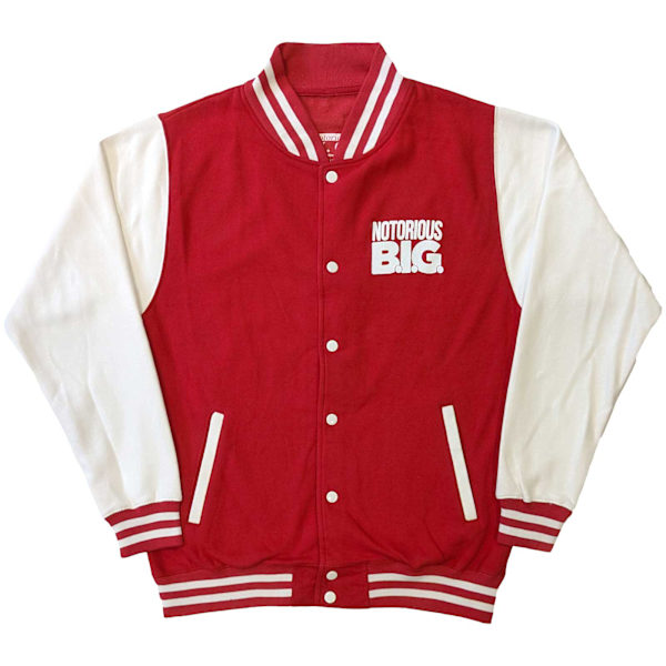 Biggie Smalls Unisex Vuxen Reachstrings Varsity Jacka M Röd/Vit Red/White M