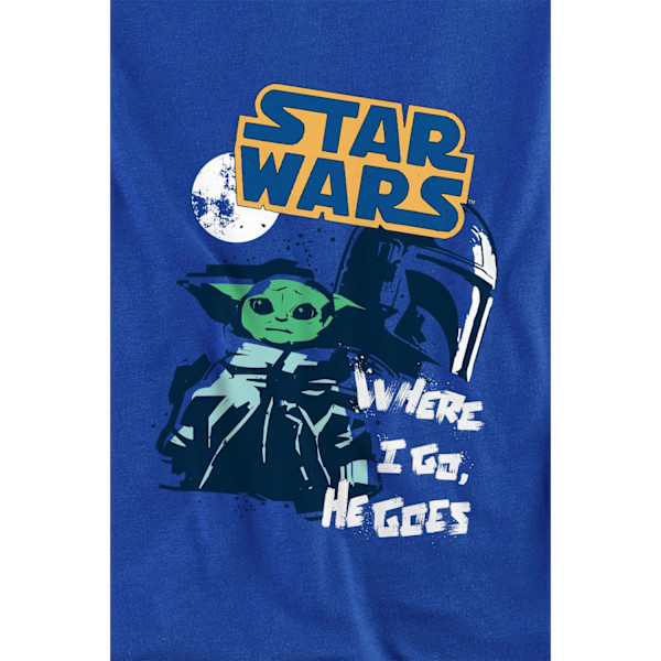 Star Wars Unisex Vuxen Swipe Grogu Sweatshirt M Kungsblå Royal Blue M