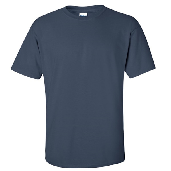 Gildan Mens Ultra Cotton Kortärmad T-shirt S Blå Skymning Blue Dusk S