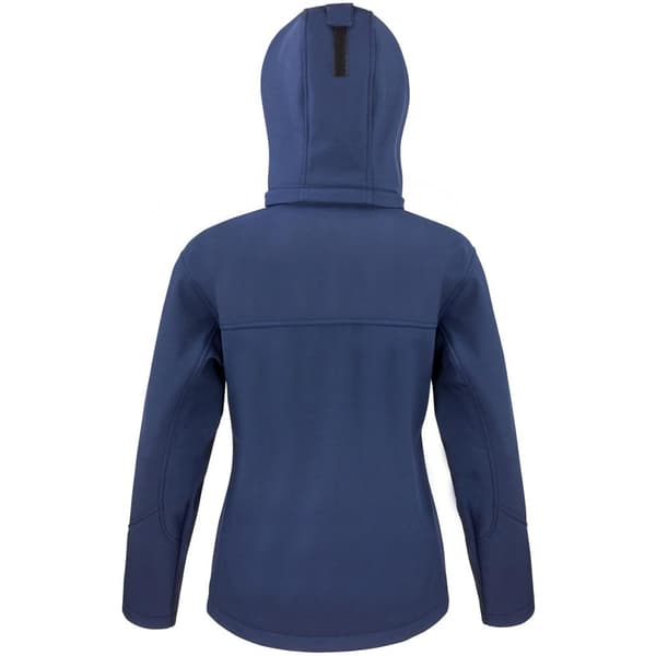 Result Core Dam/Dam Lite Hooded Softshell Jacka XS Navy/ Navy/Royal XS