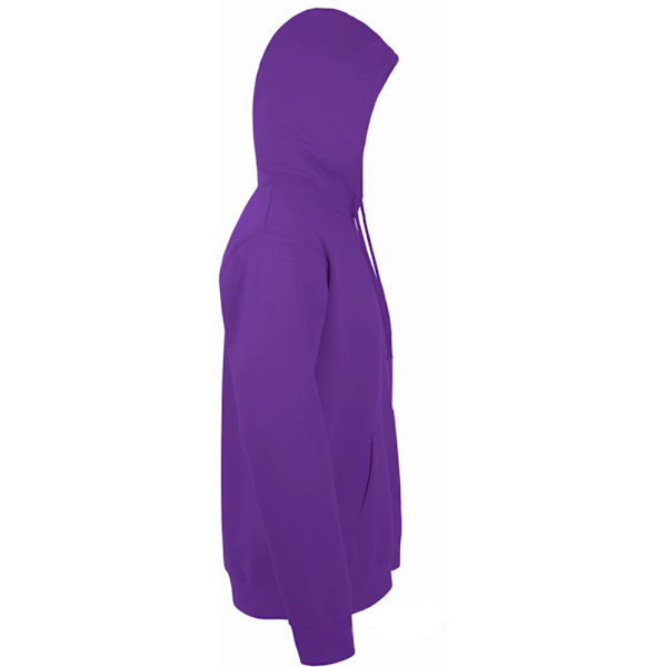 SOLS Snake Unisex Huvtröja / Hoodie L Mörk Lila Dark Purple L