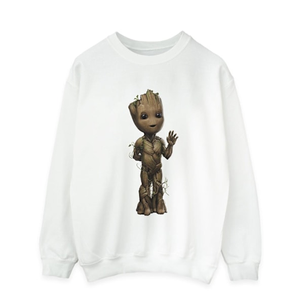 Marvel Herr I Am Groot Wave Pose Sweatshirt 4XL Vit White 4XL