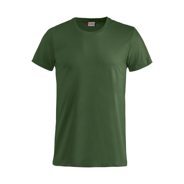 Clique Mens Basic T-Shirt L Flaskgrön Bottle Green L