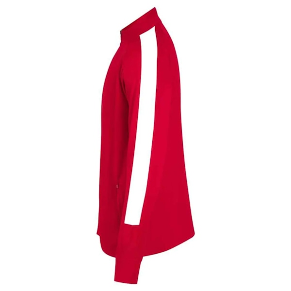 Finden & Hales Herr Kontrastpanel Stickad Träningsoverdel XS Röd Red/White XS
